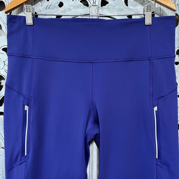Athleta Rainier Bootcut Pant Noble Blue/Purple Legging - Picture 7 of 12